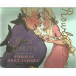 High Spirits The Comic Art of Thomas Rowlandson. Unsigned large paperback book with no dust jacket
