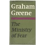 The Ministry of Fear by Graham Green. The collected edition hardback book with dust jacket published