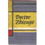 Doctor Zhivago by Boris Pasternak. Unsigned hardback book with dust jacket published in 1958 in