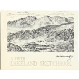 A Fifth Lakeland Sketchbook by A Wainwright. Unsigned hardback book with dust jacket published in