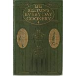 Mrs Beetons Every Day Cookery. Unsigned hardback book with no dust jacket new edition published in