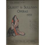 An Illustrated Record by The Sphere of Gilbert and Sullivan Operas 1939. Large unsigned pamphlet