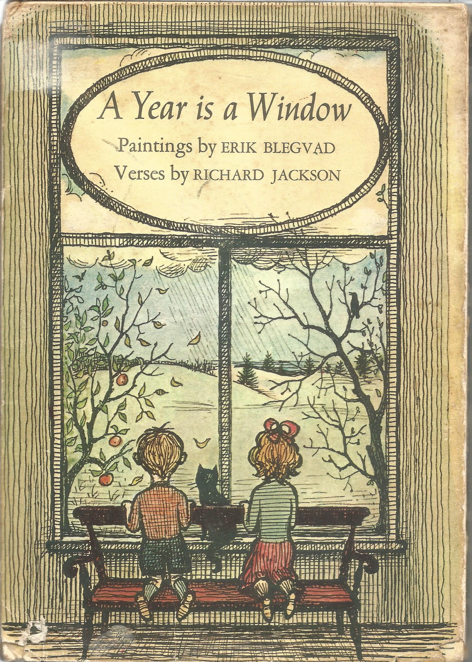 A Year is a Window by Richard Jackson. Childrens Unsigned unnumbered small hardback book with dust