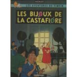 Les Aventures De TinTin. Unsigned hardback book in French Language no dust jacket 61 pages. Good