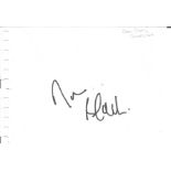 Don Black signed 6x4 white album page. "Black is perhaps best-known for his collaborations with