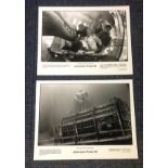 Jurassic Park III two black and white lobby cards from the 2001 American science fiction adventure