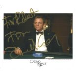 Daniel Craig signed 10x8 Casino Royale colour photo. Dedicated. Craig achieved international fame