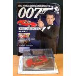 James Bond car collection edition no10 Ferrari F355 scale model from Goldeneye comes complete with