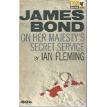 James Bond paperback book On Her Majesty's Secret Service published by Pan Books 1964 American