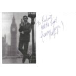 George Lazenby 8x6 signature piece. Dedicated. George Robert Lazenby ( born 5 September 1939) is