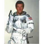 Roger Moore signed 10x8 colour Moonraker James Bond photo. Good condition. We combine postage on