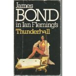 James Bond Thunderball by Ian Fleming. Unsigned paperback book published in 1984 in London 233