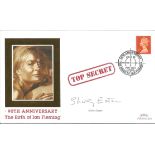 Shirley Eaton signed FDC 90th Anniversary The Birth of Ian Fleming Top Secret PM 28. 05. 98 Park