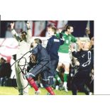 Lawrie Sanchez Northern Ireland Signed 10 x 8 inch football photo. This item is from the stock of