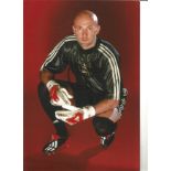 Fabien Barthez France Signed 12 X 8 inch football photo. This item is from the stock of www.