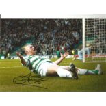 John Hartson Celtic Signed 12 x 8 inch football photo. This item is from the stock of www.