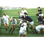 Bill Beaumont Signed 12 x 8 inch rugby colour photo. This item is from the stock of www.