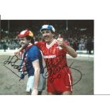 Alan Kennedy and John Bailey Everton Signed 10 x 8 inch football photo. This item is from the