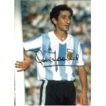 Ossie Ardiles Argentina Signed 16 x 12 inch football photo. This item is from the stock of www.