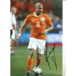 Football Nigel De Jong 12x8 signed colour photo. This item is from the stock of www.sportsignings.