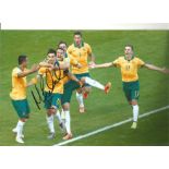 Mile Jedinak Australia Signed 12 x 8 inch football photo. This item is from the stock of www.