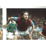 Frank Lampard senior West Ham Signed 12 x 8 inch colour football photo. This item is from the