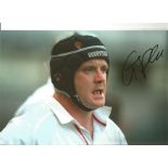 Graham Rowntree England 12 x 8 signed rugby photo. This item is from the stock of www.