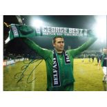 David Healy Northern Ireland Signed 16 x 12 inch football photo. This item is from the stock of