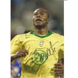 Cesar Julio Baptista Brazil Signed 12 x 8 inch football photo. This item is from the stock of www.
