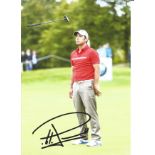 Golf Pablo Larrazabal 12x8 signed colour photo of Spanish European Tour player. This item is from