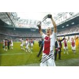 Siem de Jong Ajax Signed 12 x 8 inch football photo. This item is from the stock of www.