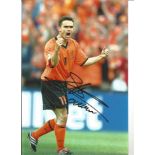 Marc Overmars Holland Signed 10 x 8 inch football photo. This item is from the stock of www.