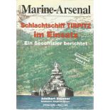 World War II paperback book Marine Arsenal Schlachtschiff Tirpitz im Einsatz Ein Seeoffizier