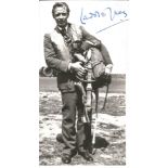 WW2 fighter ace Laddie Lucas signed 7 x 4 b w photo cut from larger photo. Good Condition. All