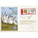 Flt. Lt. L. Butcher signed RAFES Return to Oflag 7c and Colditz Castle cover. Taken to Colditz