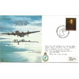WW2 Luftwaffe ace Hajo Herrmann signed flown First Flight of the Handley Page Halifax 25 October