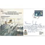 Norman Jackson VC, WW2 winner signed 1985 BE2b Bomber command cover. Good Condition. All