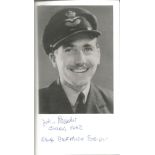WW2 RAF Sergeant John Lauder 264 Squadron Battle of Britain Defiant Pilot, a signed black & white