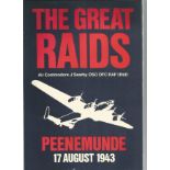 World War Two paperback book titled The Great Raids Air Commodore J Searby DSO DFC RAF (RTD)