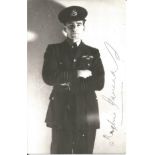 Hughie Edwards VC signed 6 x 4 b w photo. Good Condition. All autographs are genuine hand signed and