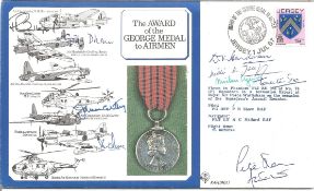 WW2 resistance VIPS multiple signed cover. Inc Dedee, Michou Ugeux. Tanto Go, Mjr D Henderson GM,