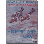 An original 1938 copy of The Royal Air Force Official Programme for Empire Air Day held on