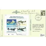 Gr Capt Montague Smith 264 Sqn 1940 signed FDC 75th Anniversary of the Royal Naval Air Service PM