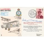 Sir Arthur T. Harris Bt GCB OBE AFC LLD signed No. 101 Squadron RAF 30th Anniversary of V J Day 15th