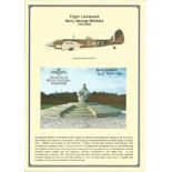 Flight Lieutenant Harry George Whittick. Signed Battle of Britain Memorial 6 x 4 colour card. Set on