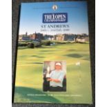 Golf 2000 Open Championship multiple signed programme booklet signed by 8
