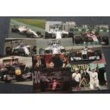 Formula One Motor racing signed collection. Ten 12 x 8 inch colour photos inc. Felipe Massa