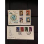 Mount Everest Selection of three First Day Covers signed Edmund Hillary John Hunt Ranulph Fiennes