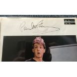 Live Aid multiple signed book pages inc Paul McCartney Elton John