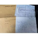 Entertainment signed collection of 23 letters